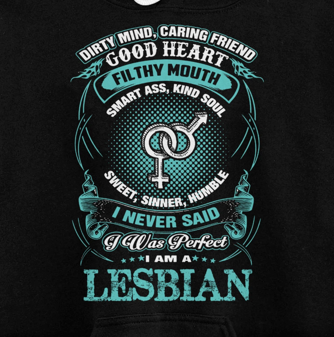 Lesbian Powerful Gay Rights Pullover Hoodie