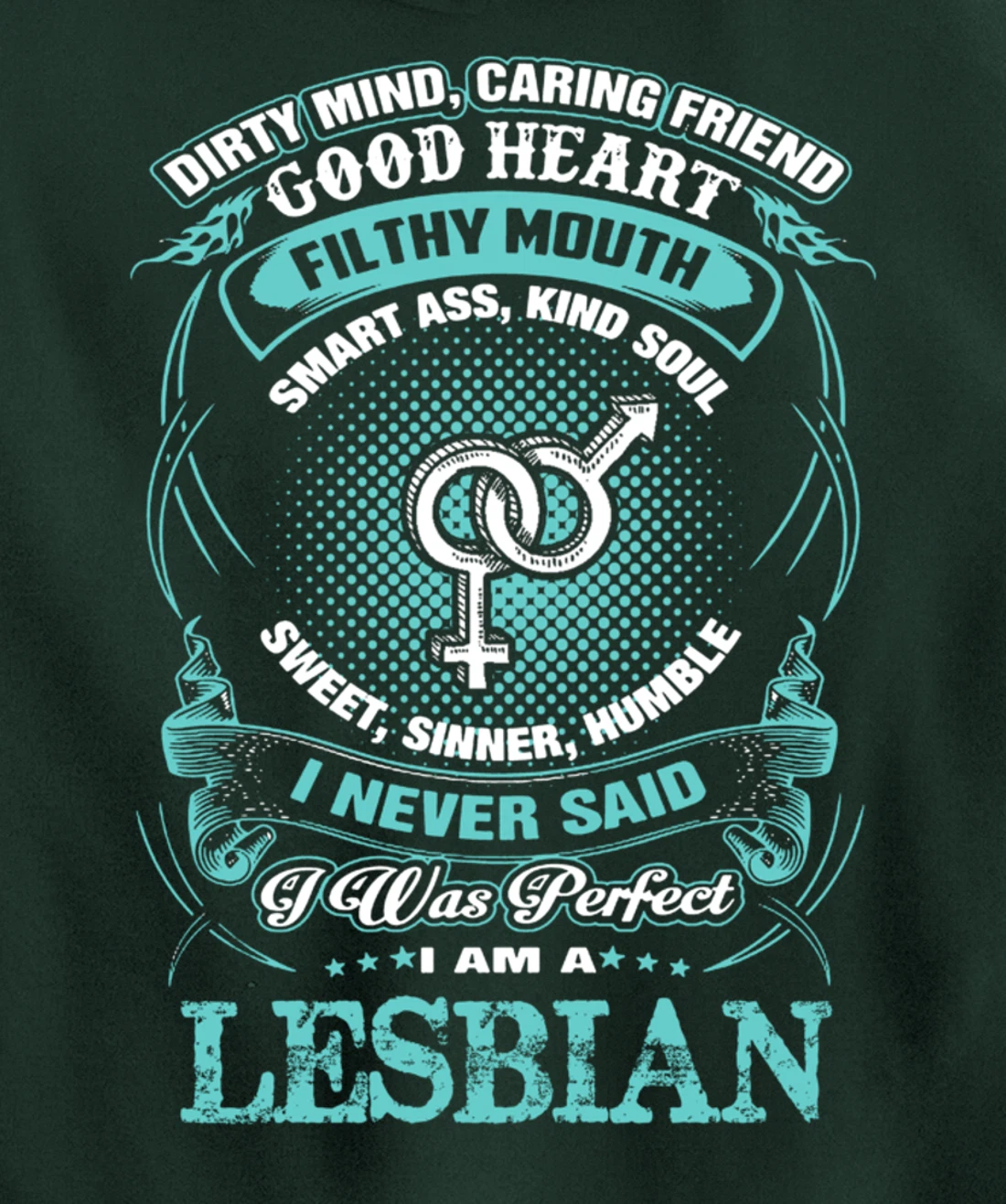 Lesbian Powerful Gay Rights Pullover Hoodie