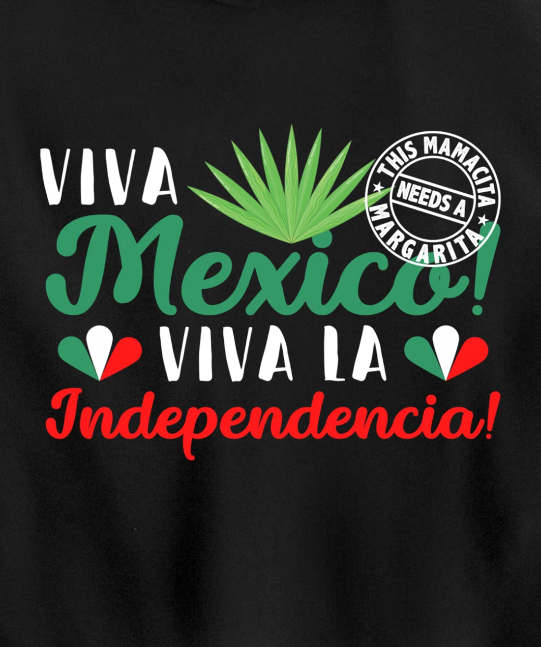 | VIVA MEXICO | VIVA La Independencia Independence Day Pullover Hoodie
