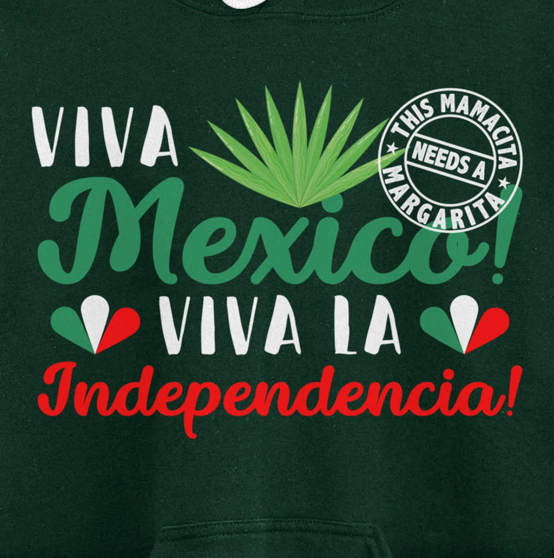 | VIVA MEXICO | VIVA La Independencia Independence Day Pullover Hoodie