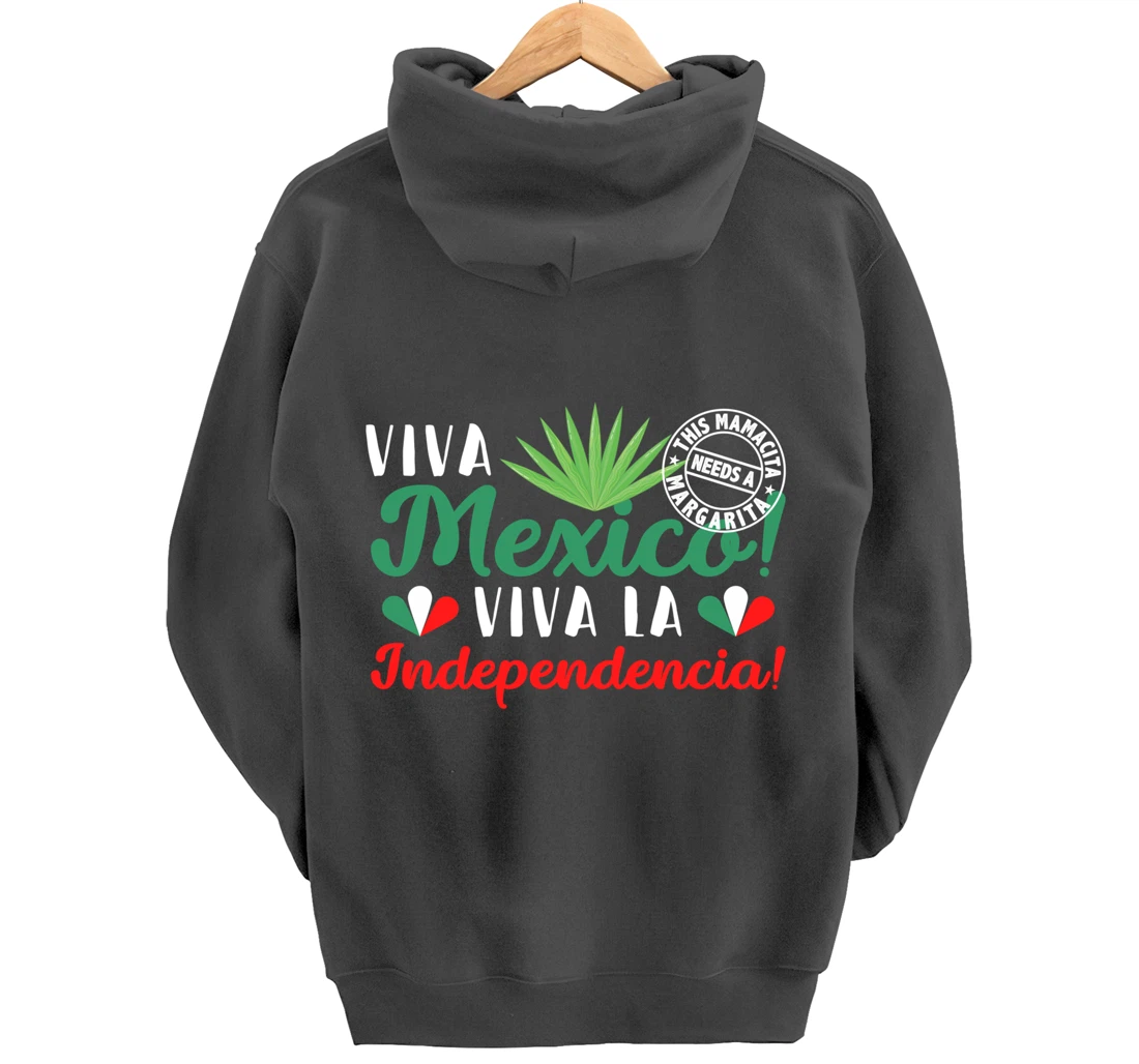 | VIVA MEXICO | VIVA La Independencia Independence Day Pullover Hoodie