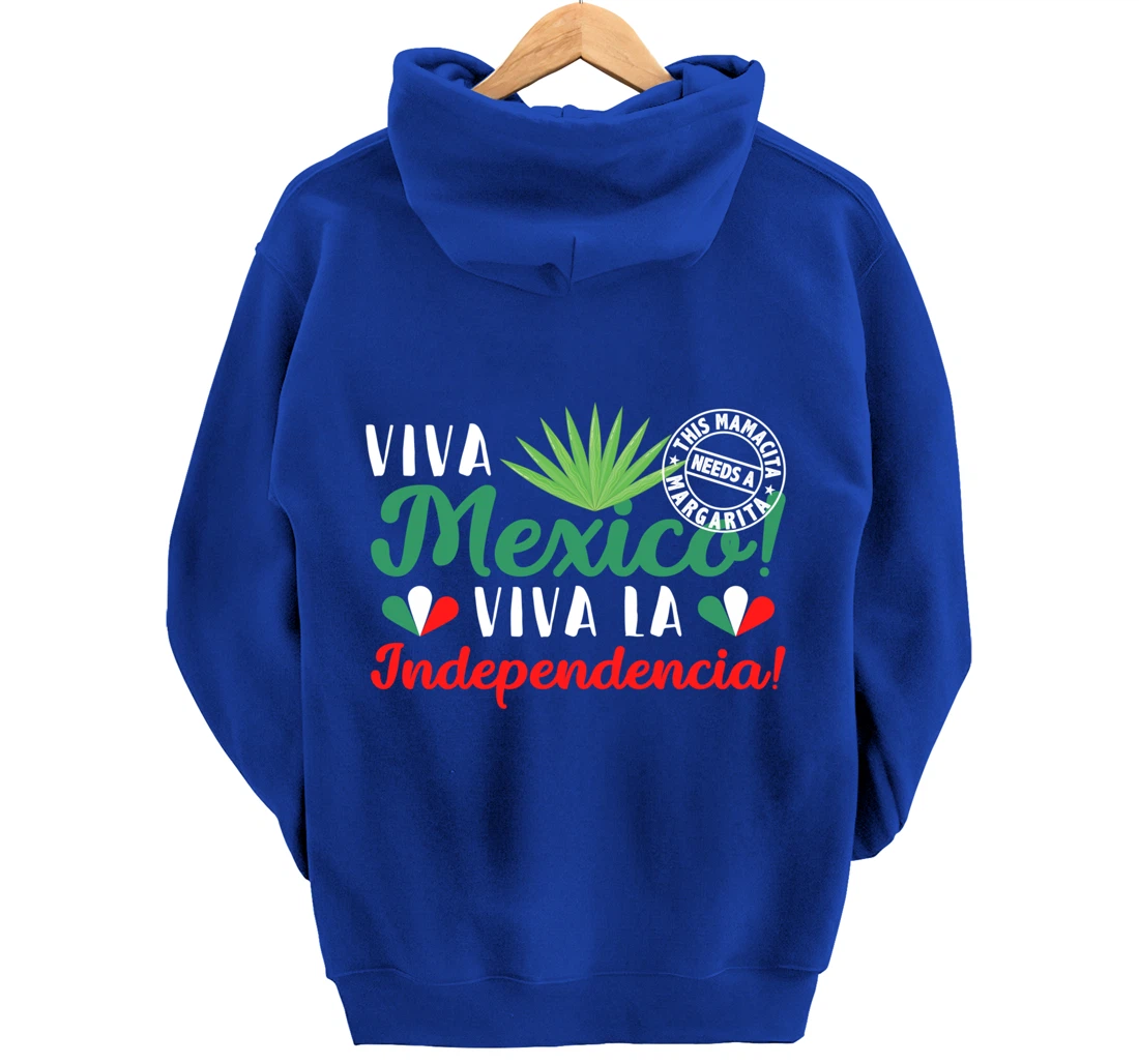 | VIVA MEXICO | VIVA La Independencia Independence Day Pullover Hoodie