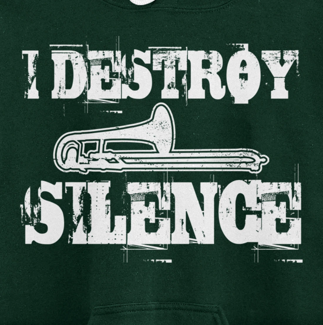 Trombone Musician Humor Trombonist Player Musician Pullover Hoodie