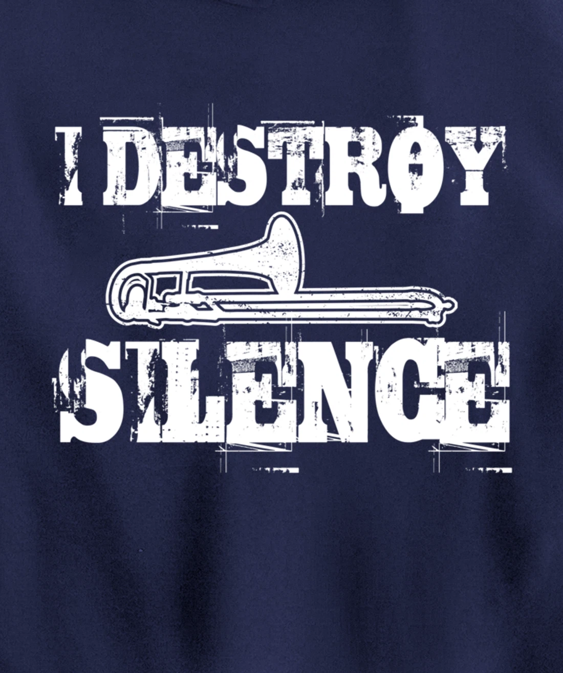 Trombone Musician Humor Trombonist Player Musician Pullover Hoodie