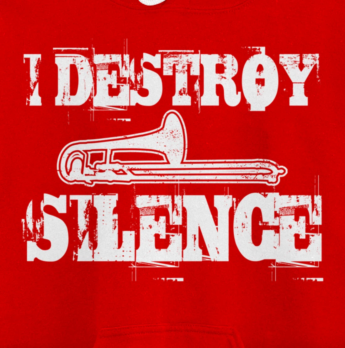 Trombone Musician Humor Trombonist Player Musician Pullover Hoodie