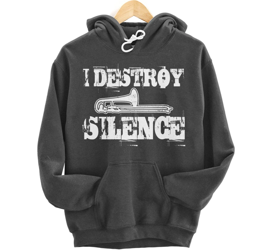 Trombone Musician Humor Trombonist Player Musician Pullover Hoodie