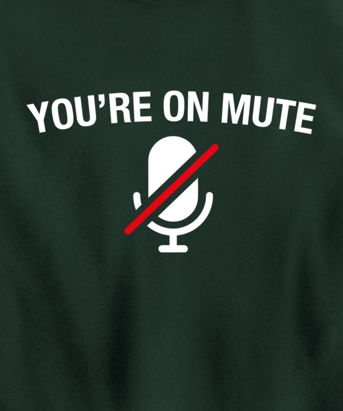 You're on Mute Pullover Hoodie