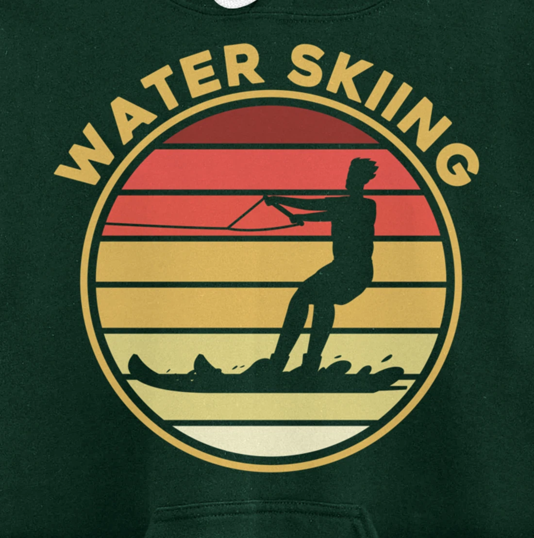 Water Skiing Sport Waterski Swimmer Athlete Pullover Hoodie