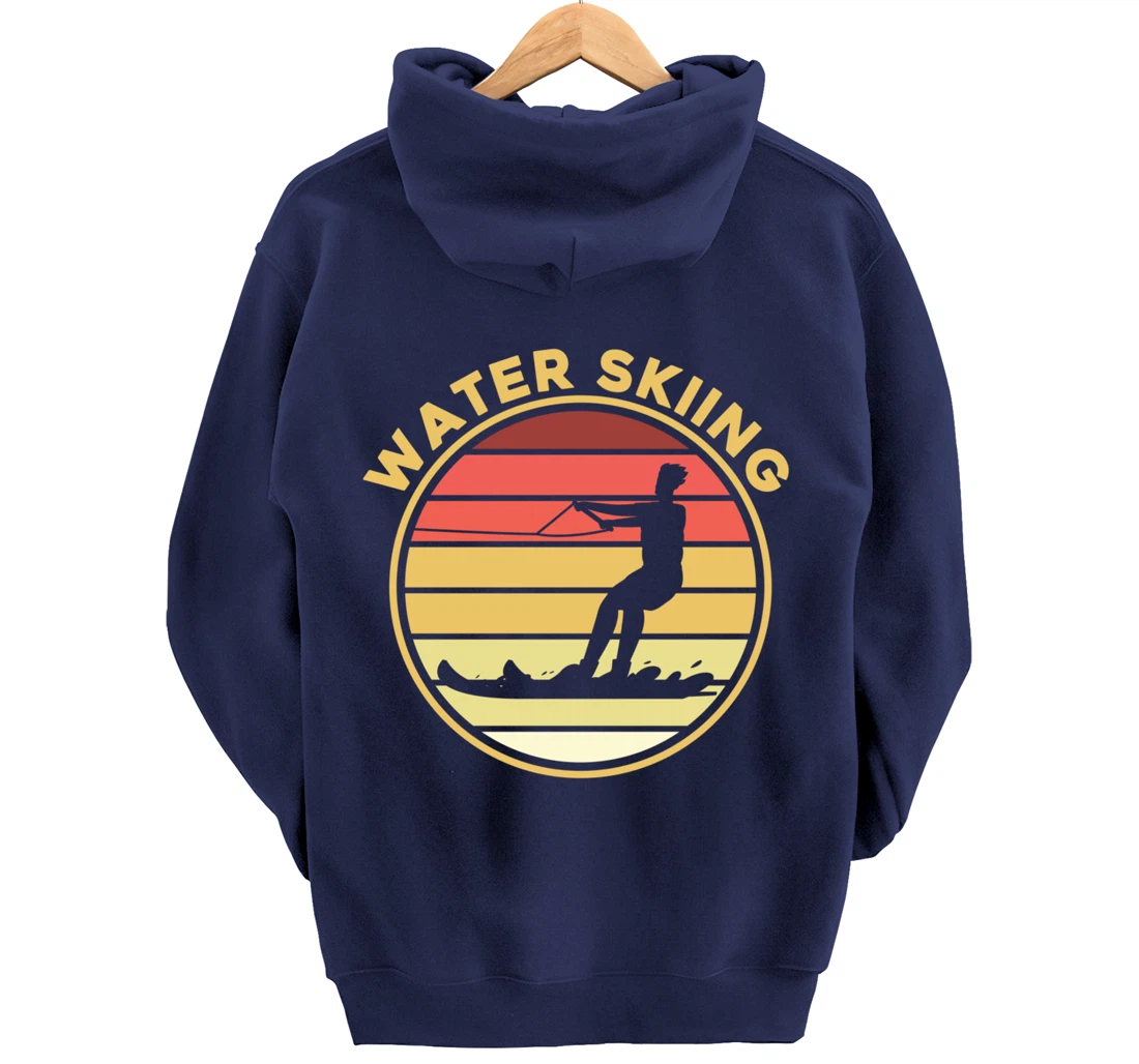 Water Skiing Sport Waterski Swimmer Athlete Pullover Hoodie