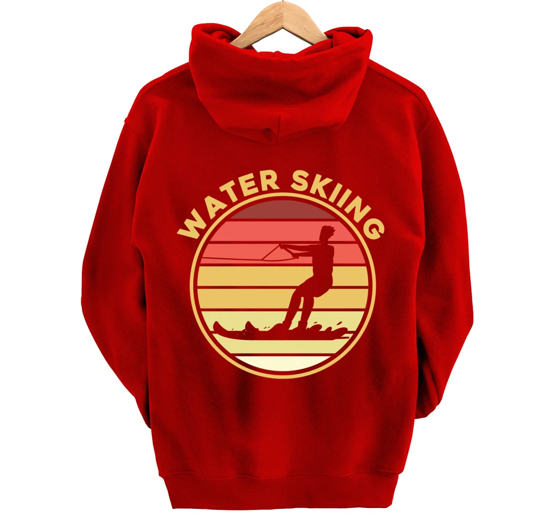 Water Skiing Sport Waterski Swimmer Athlete Pullover Hoodie