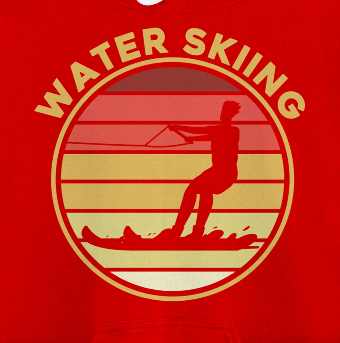 Water Skiing Sport Waterski Swimmer Athlete Pullover Hoodie