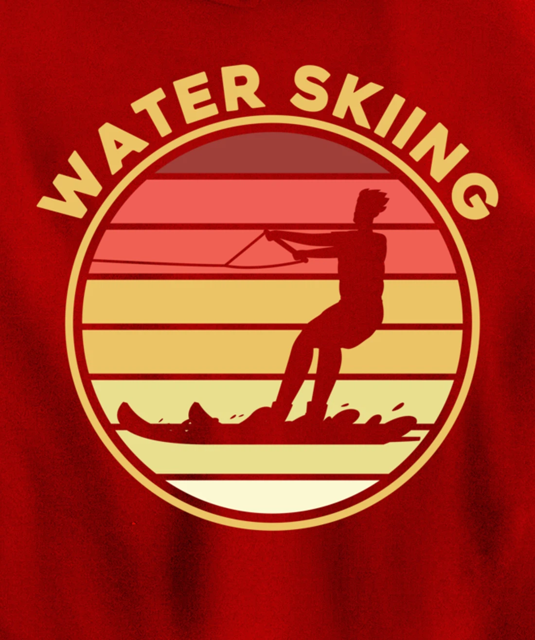 Water Skiing Sport Waterski Swimmer Athlete Pullover Hoodie