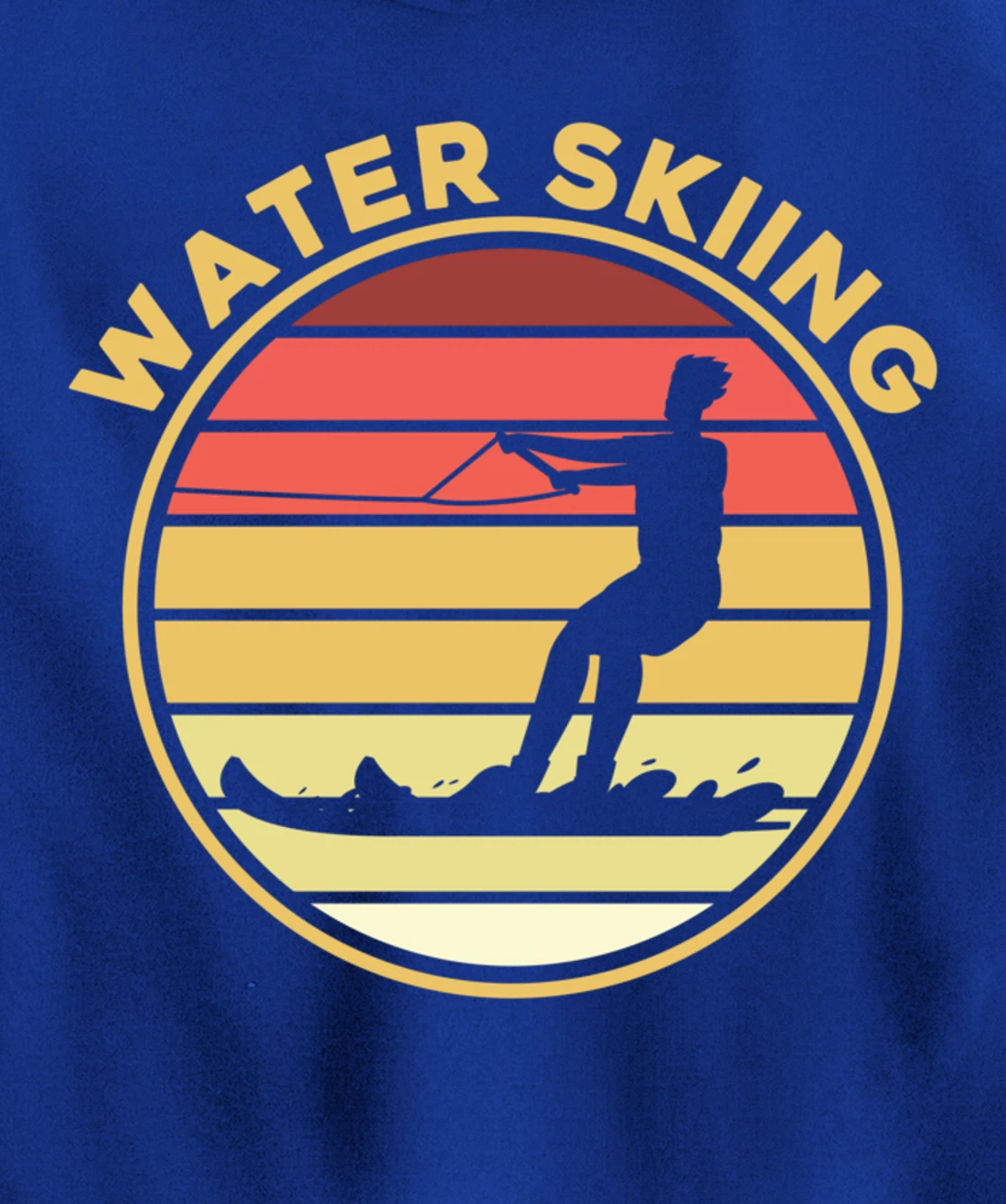 Water Skiing Sport Waterski Swimmer Athlete Pullover Hoodie