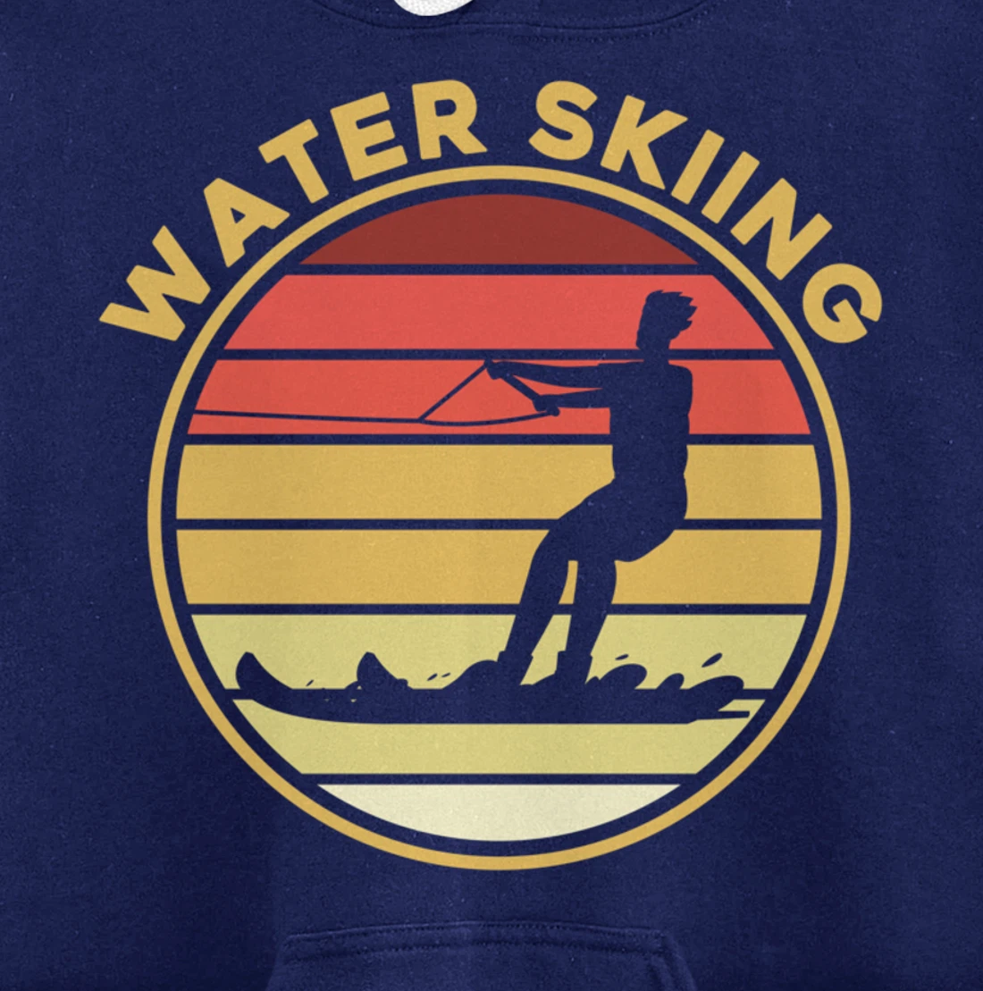 Water Skiing Sport Waterski Swimmer Athlete Pullover Hoodie