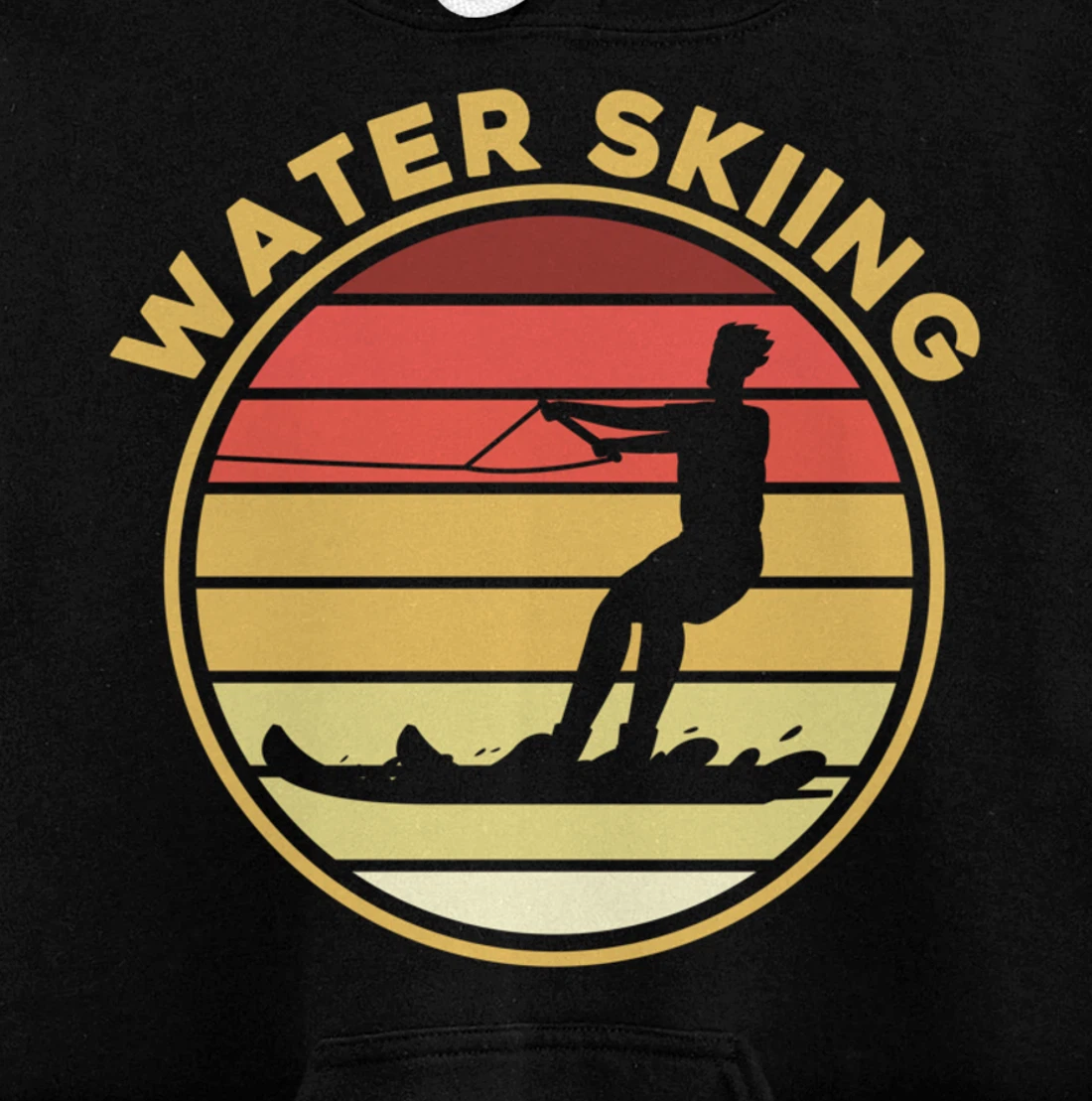 Water Skiing Sport Waterski Swimmer Athlete Pullover Hoodie
