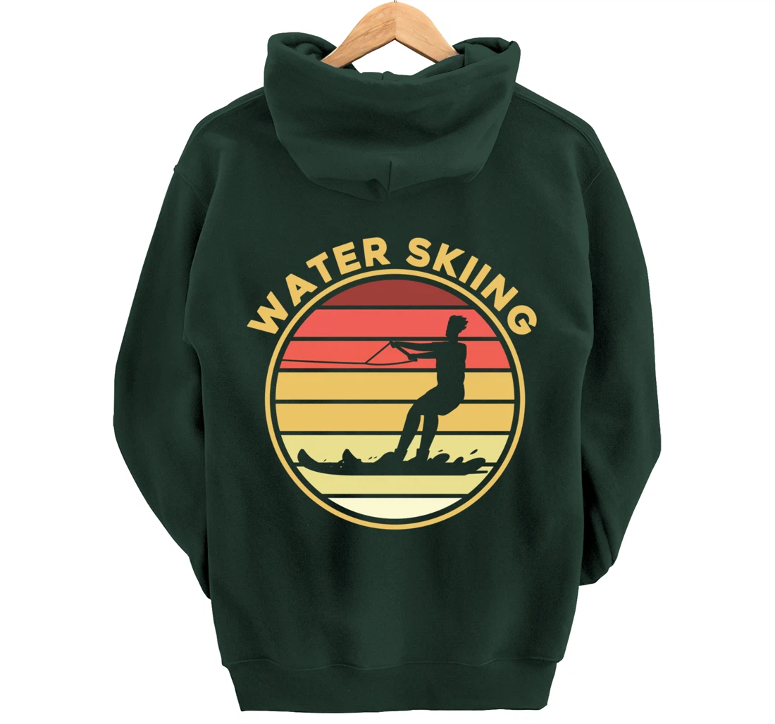 Water Skiing Sport Waterski Swimmer Athlete Pullover Hoodie