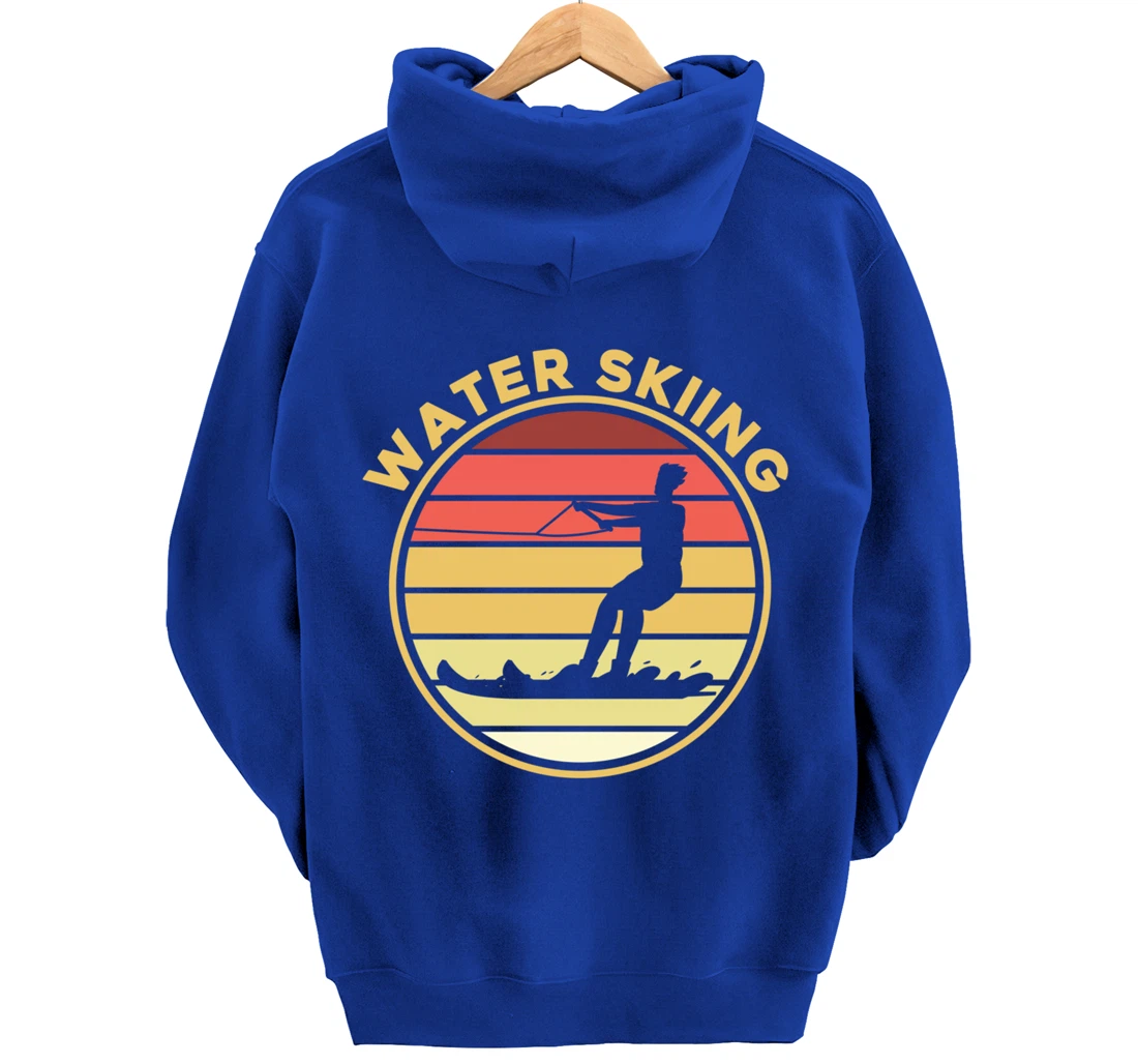 Water Skiing Sport Waterski Swimmer Athlete Pullover Hoodie