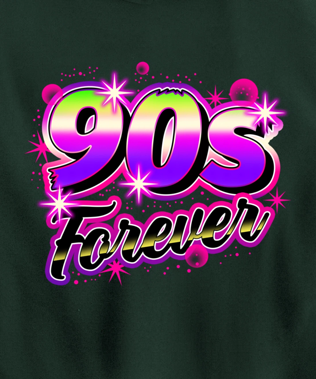 Nineties Music Lover 90s Forever Retro Novelty Nostalgia Pullover Hoodie