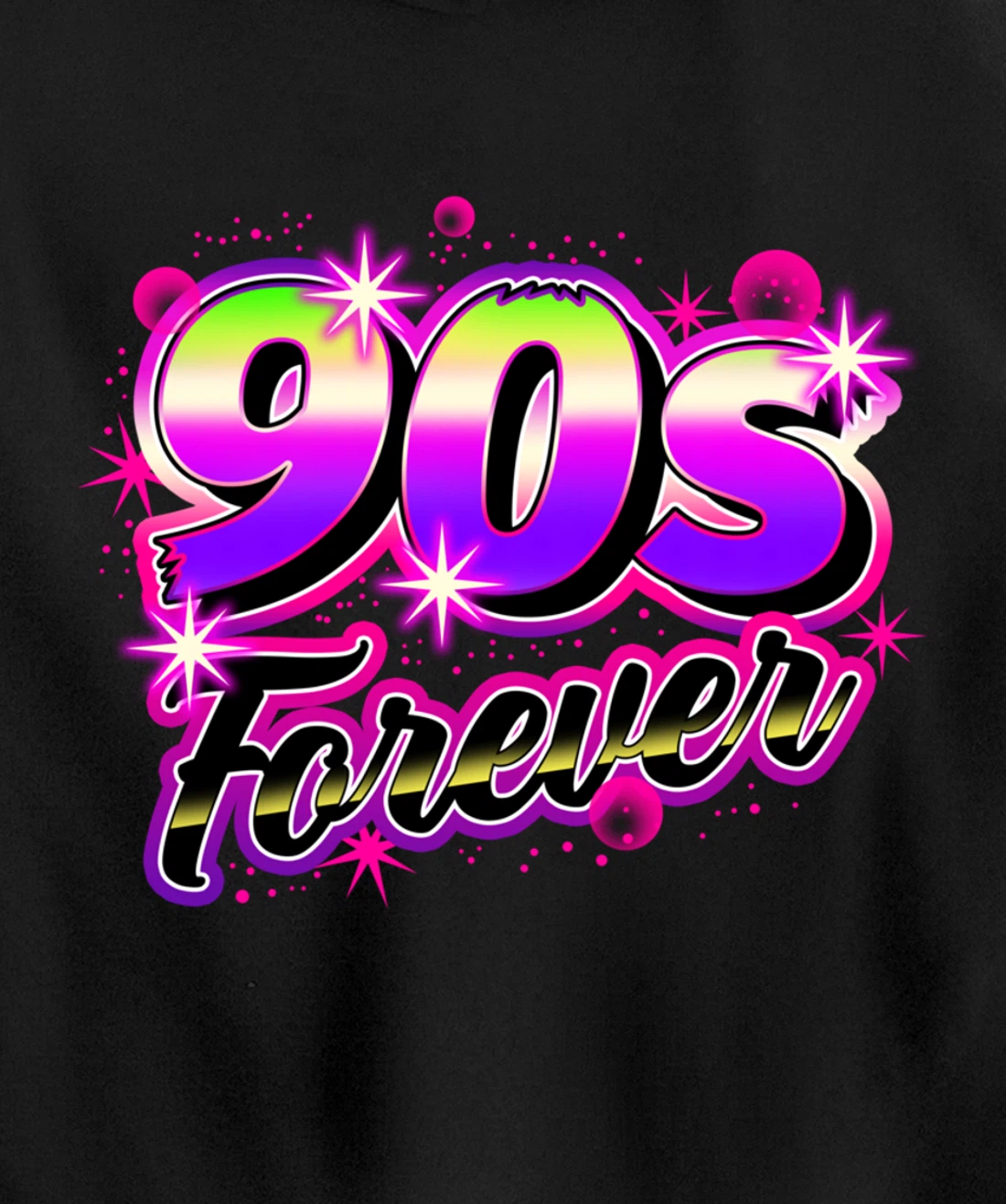 Nineties Music Lover 90s Forever Retro Novelty Nostalgia Pullover Hoodie