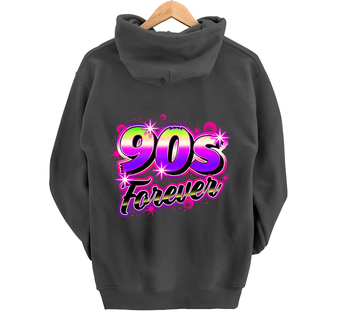 Nineties Music Lover 90s Forever Retro Novelty Nostalgia Pullover Hoodie