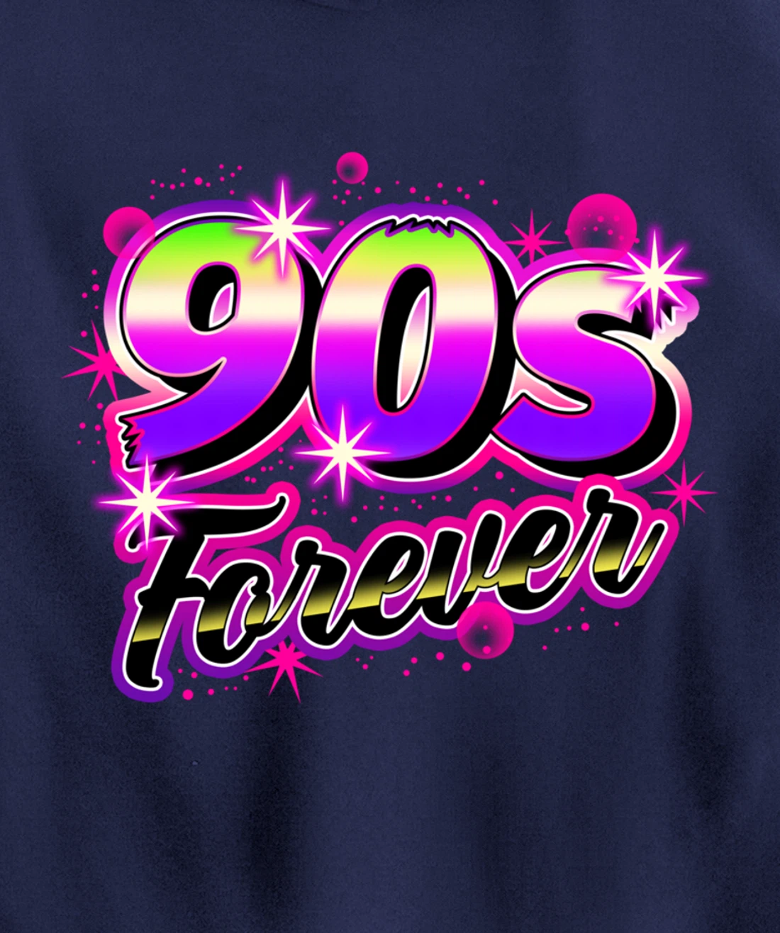 Nineties Music Lover 90s Forever Retro Novelty Nostalgia Pullover Hoodie