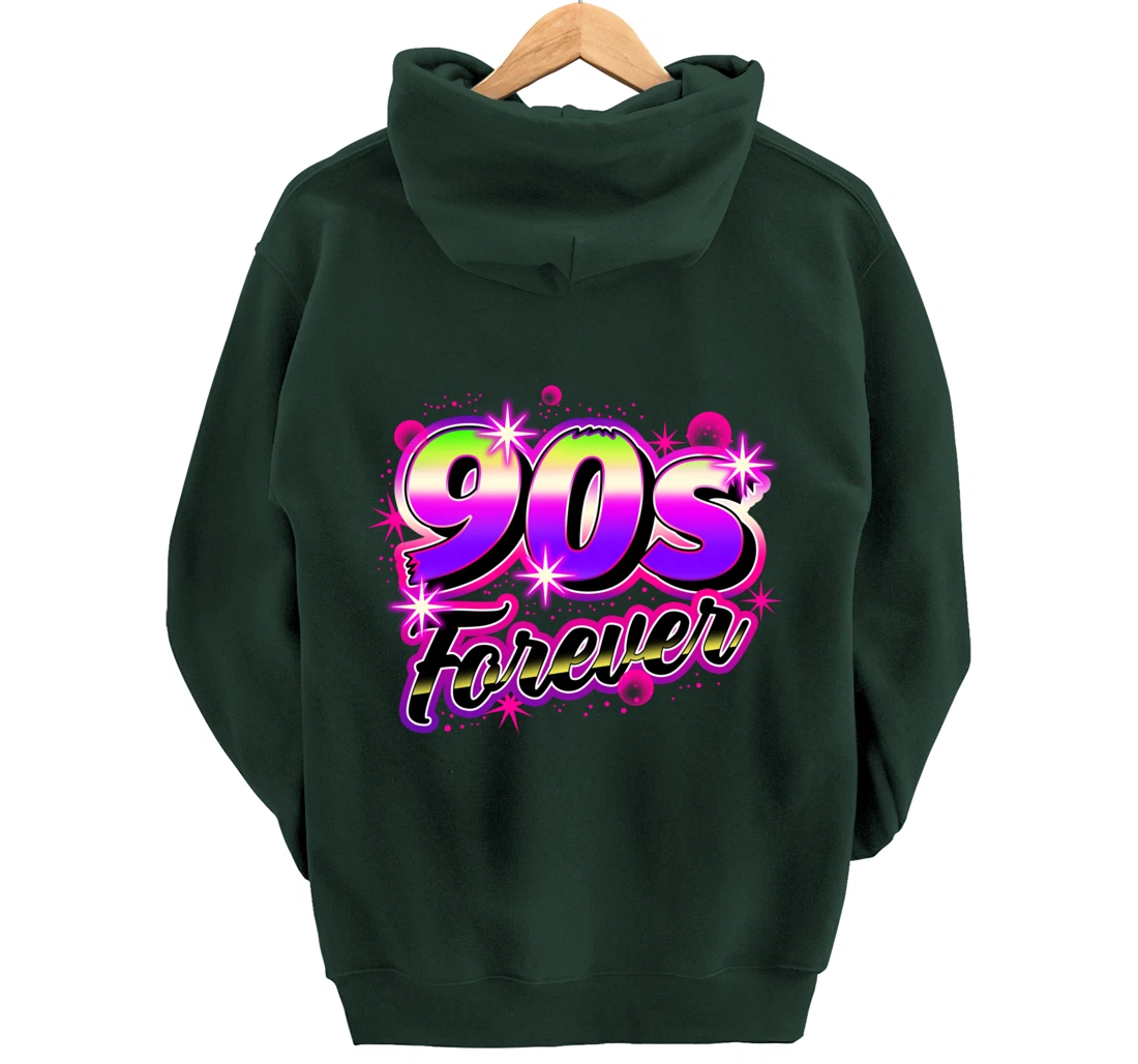 Nineties Music Lover 90s Forever Retro Novelty Nostalgia Pullover Hoodie