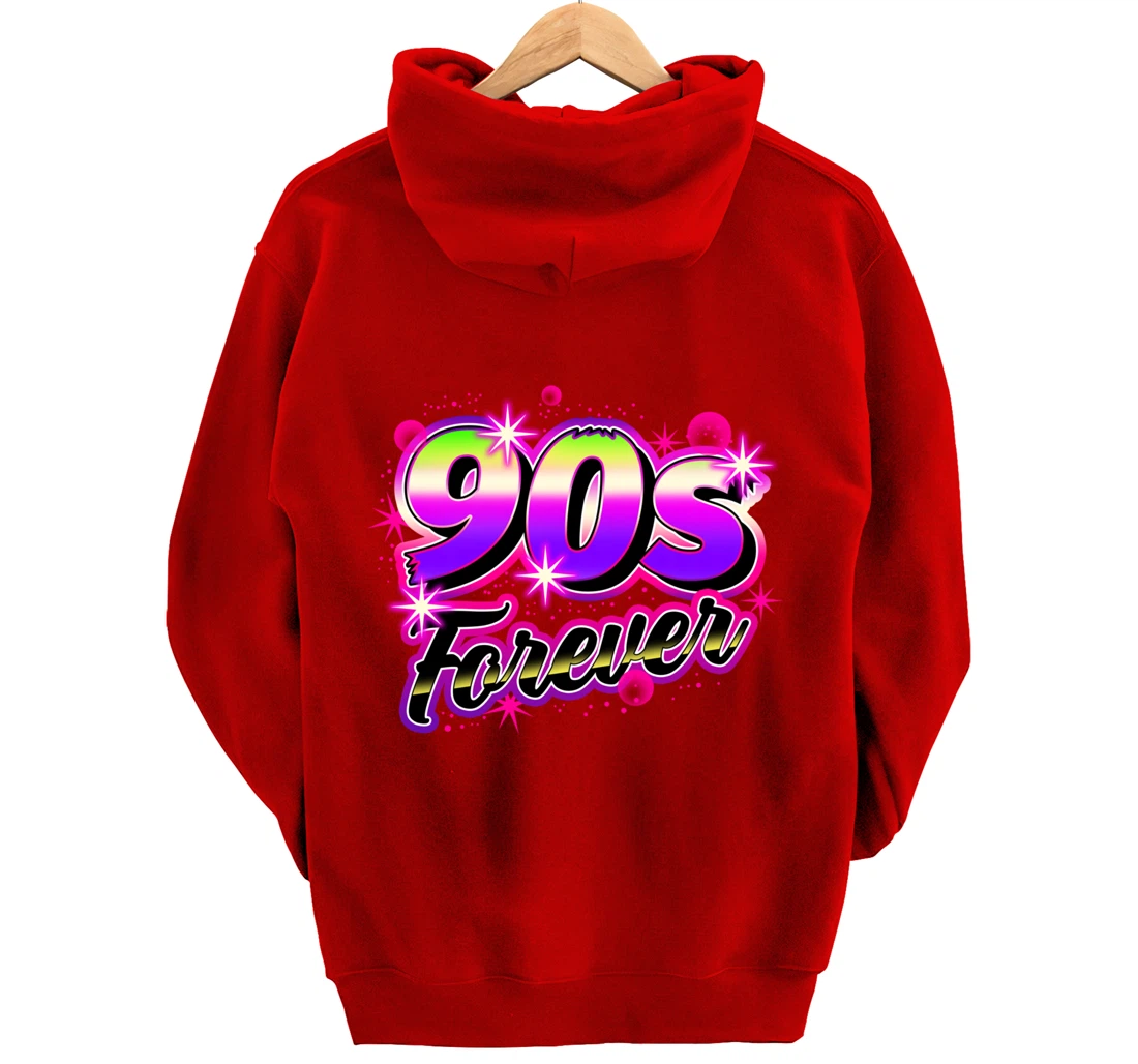 Nineties Music Lover 90s Forever Retro Novelty Nostalgia Pullover Hoodie