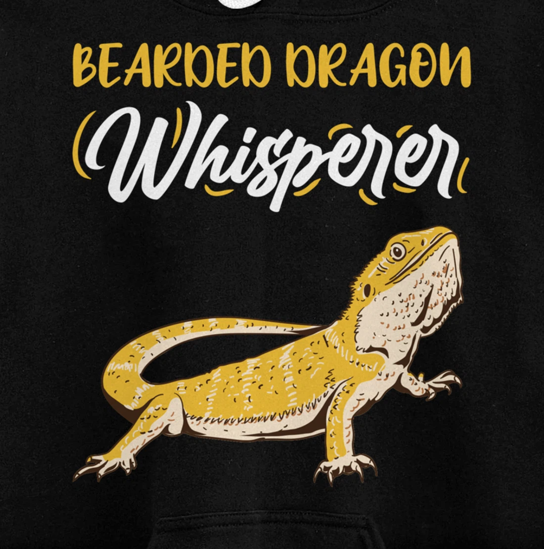 Bearded Dragon Whisperer Herpetologist Pullover Hoodie