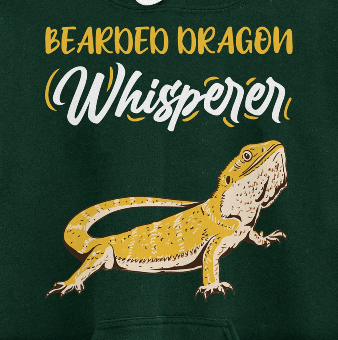 Bearded Dragon Whisperer Herpetologist Pullover Hoodie