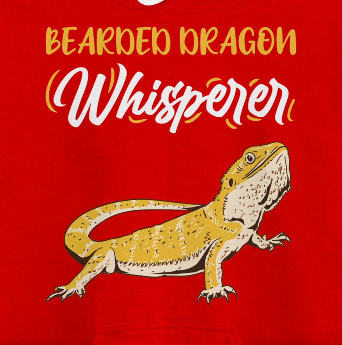 Bearded Dragon Whisperer Herpetologist Pullover Hoodie