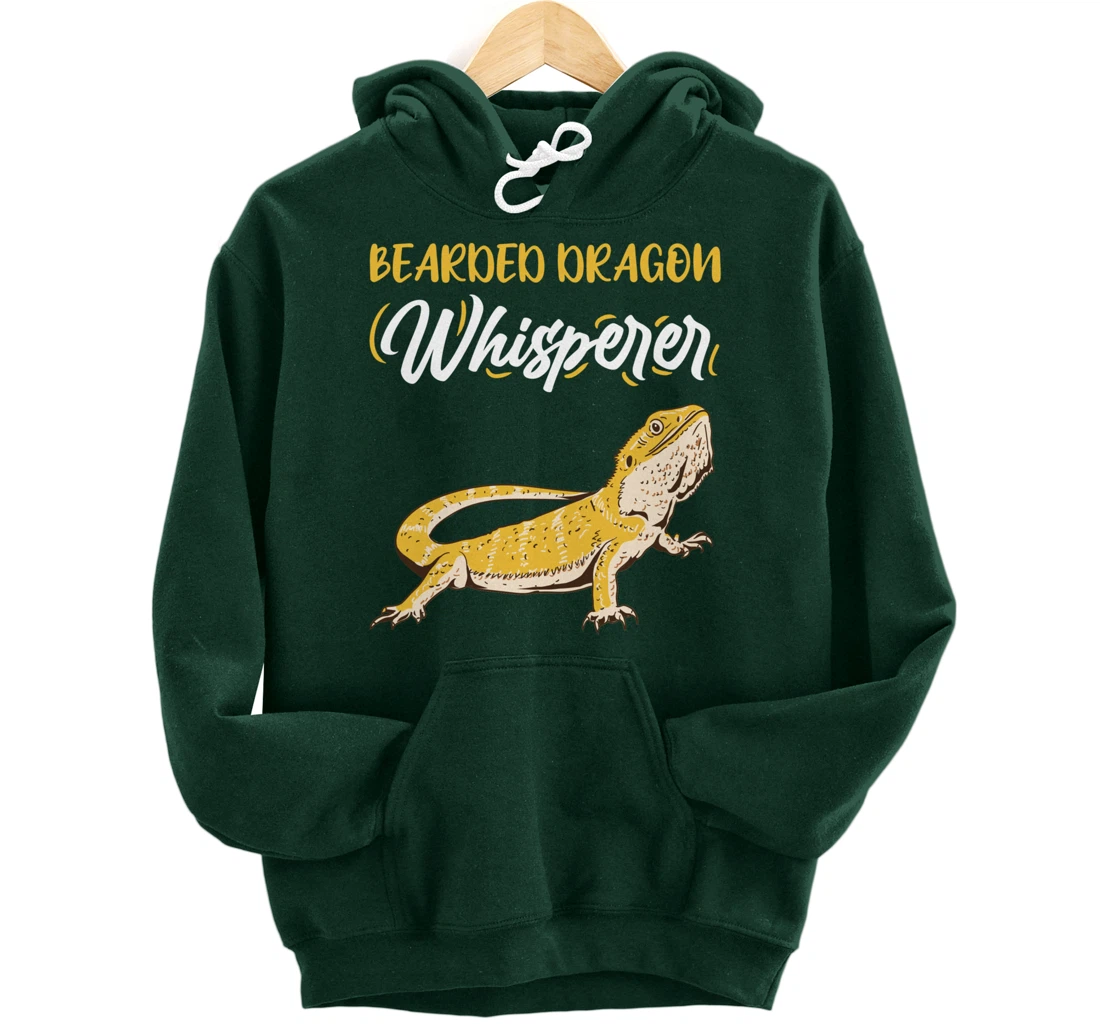 Bearded Dragon Whisperer Herpetologist Pullover Hoodie