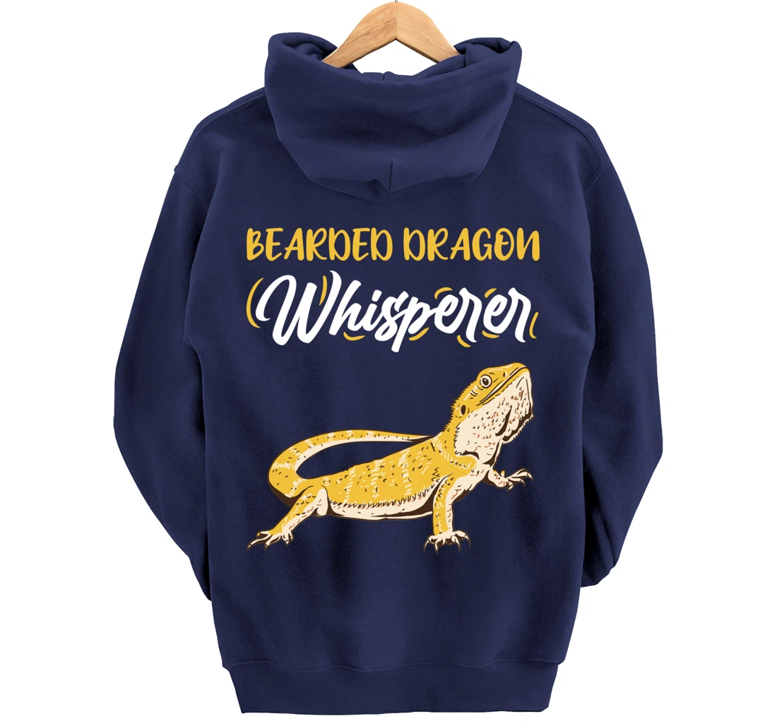 Bearded Dragon Whisperer Herpetologist Pullover Hoodie