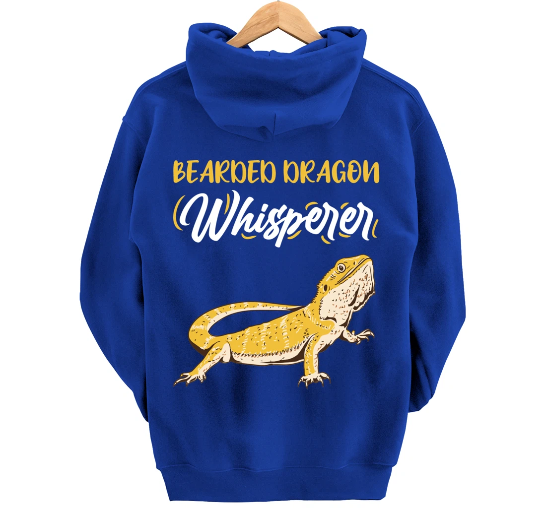 Bearded Dragon Whisperer Herpetologist Pullover Hoodie