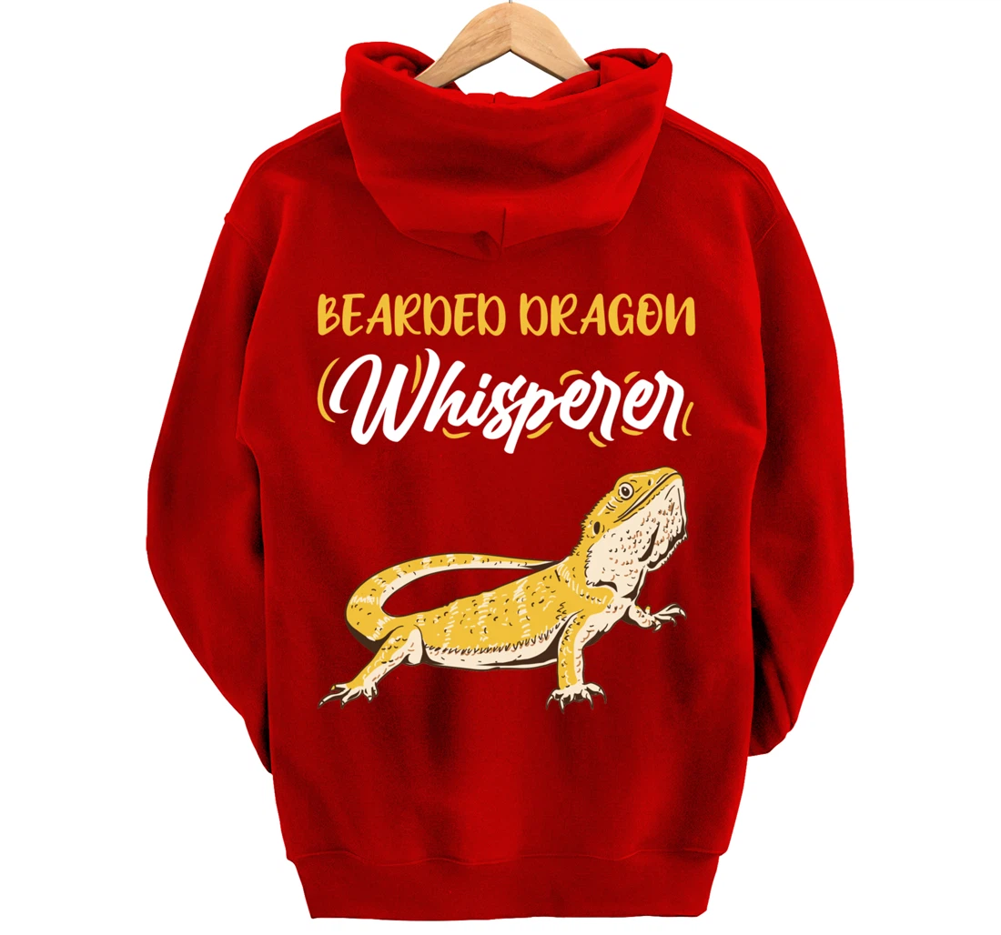 Bearded Dragon Whisperer Herpetologist Pullover Hoodie