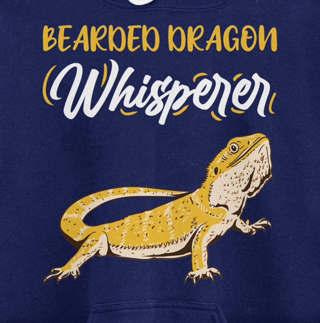 Bearded Dragon Whisperer Herpetologist Pullover Hoodie