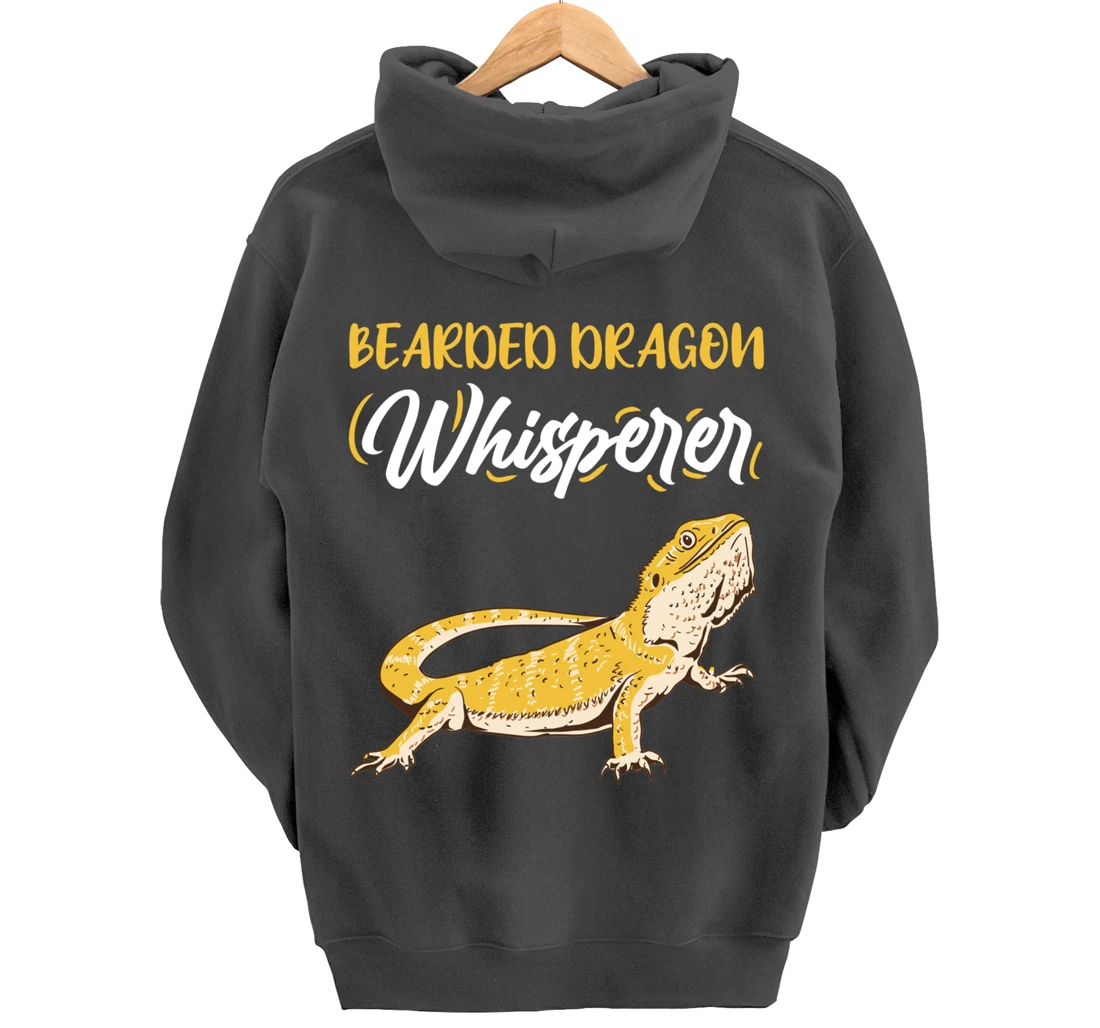Bearded Dragon Whisperer Herpetologist Pullover Hoodie