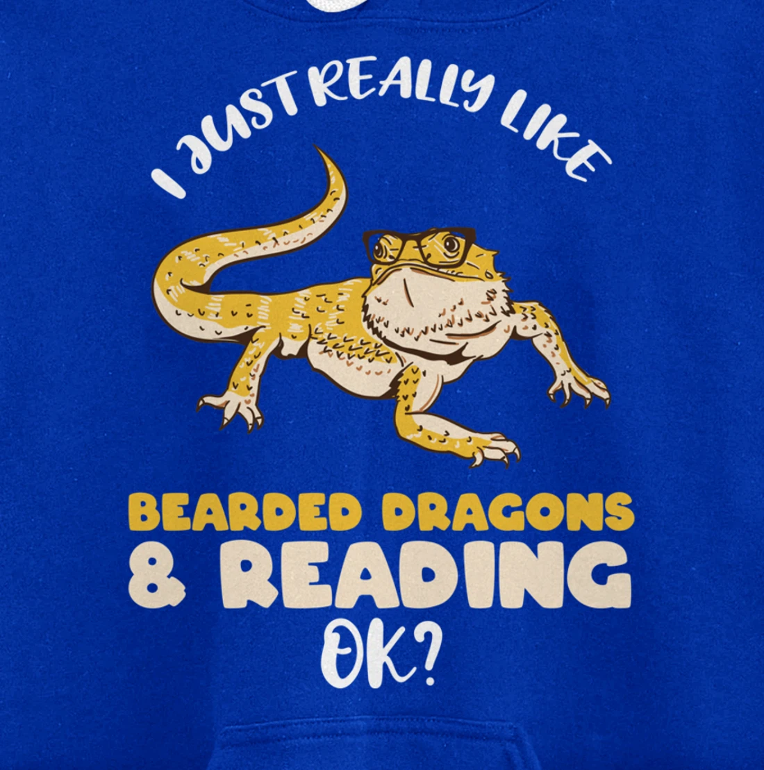 I Just Really Like Bearded Dragons And Reading Ok Pullover Hoodie
