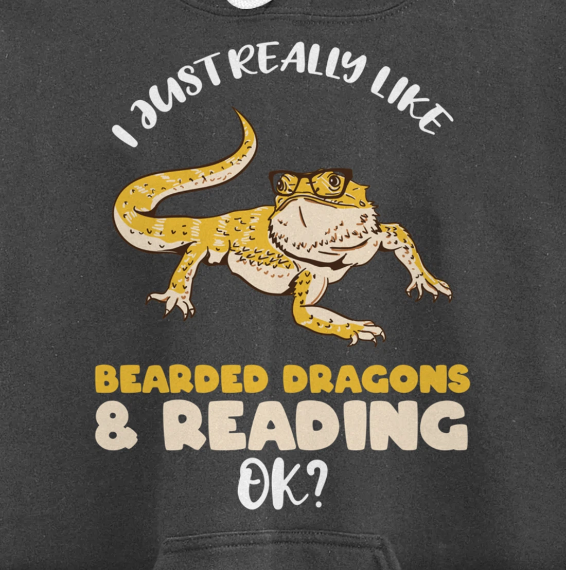 I Just Really Like Bearded Dragons And Reading Ok Pullover Hoodie