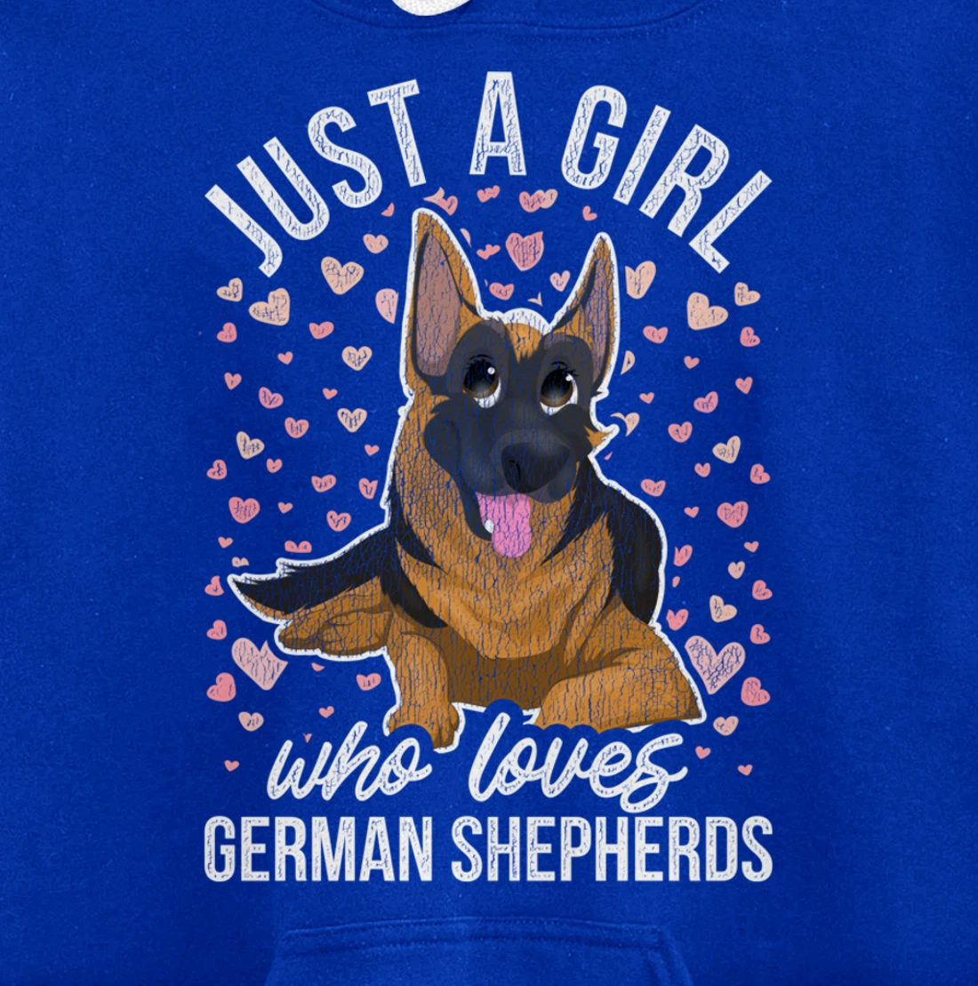 Cute Dog Animal Pet Owner Women Girls Gift German Shepherd Pullover Hoodie