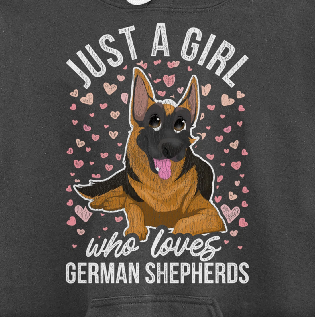 Cute Dog Animal Pet Owner Women Girls Gift German Shepherd Pullover Hoodie