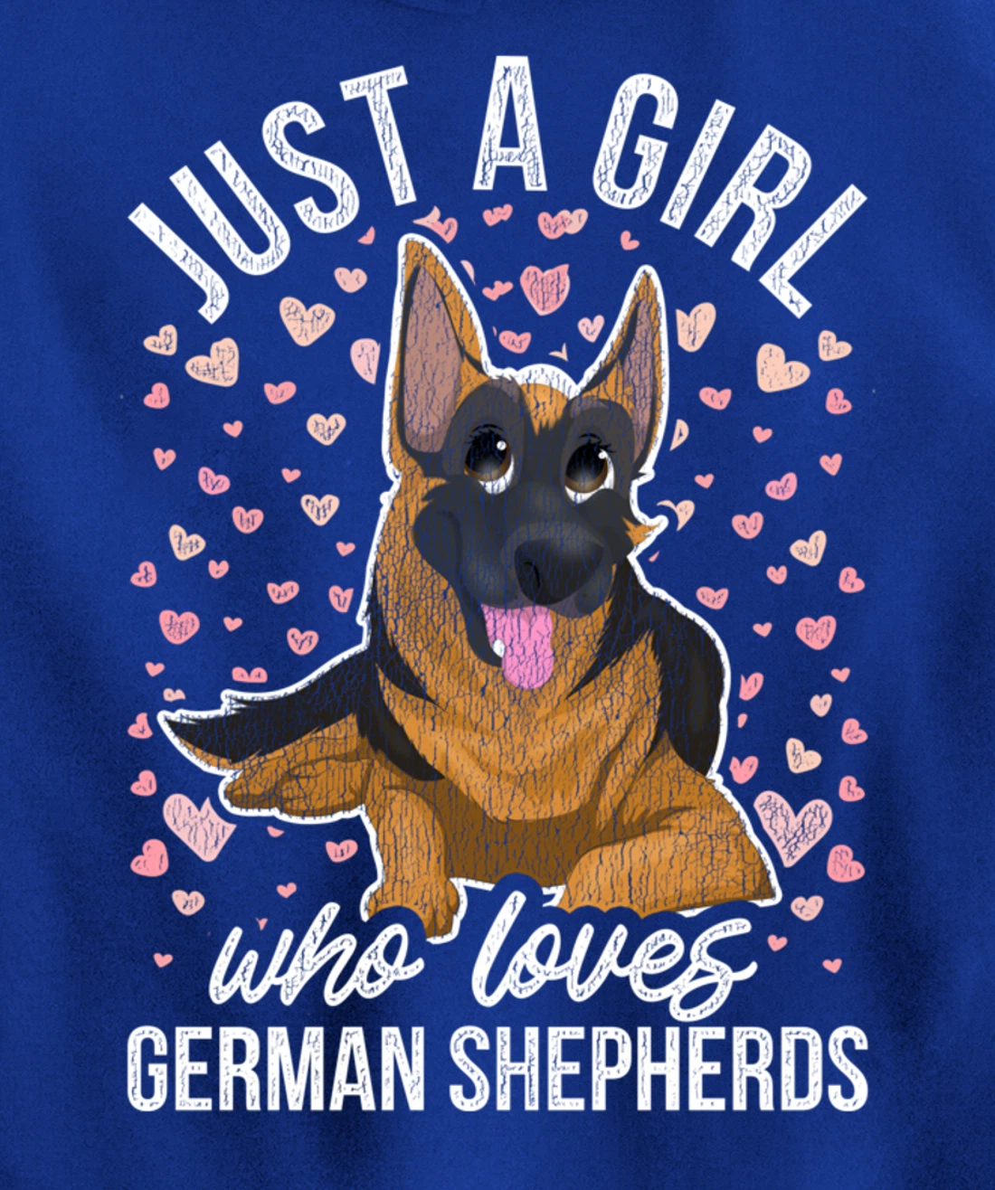 Cute Dog Animal Pet Owner Women Girls Gift German Shepherd Pullover Hoodie