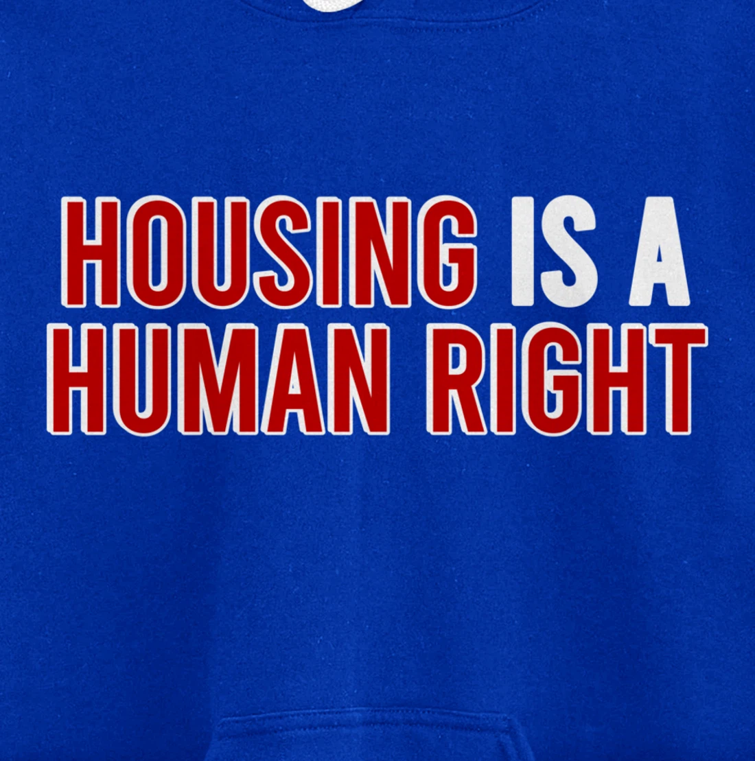 housing is a human right protest Pullover Hoodie