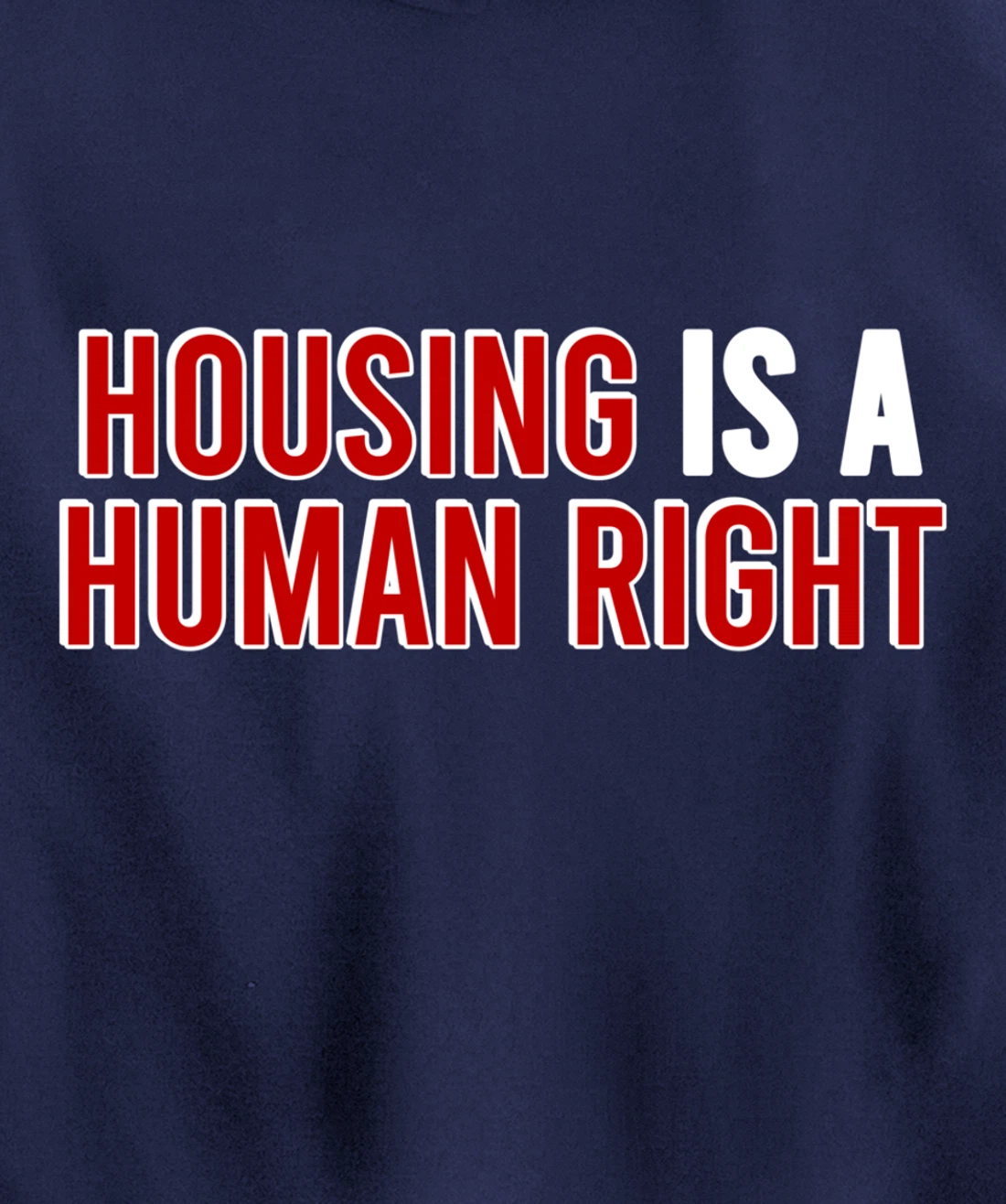 housing is a human right protest Pullover Hoodie