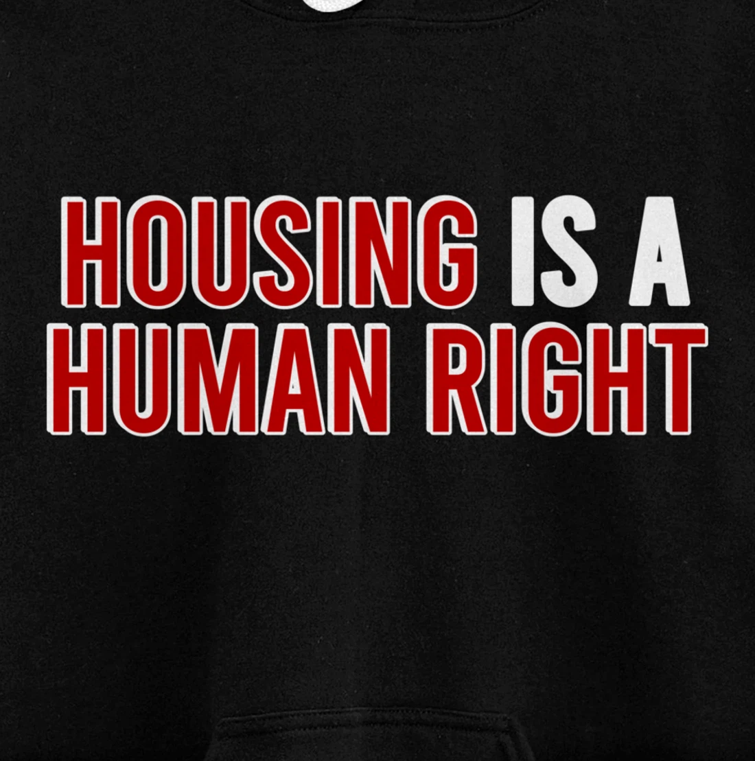 housing is a human right protest Pullover Hoodie