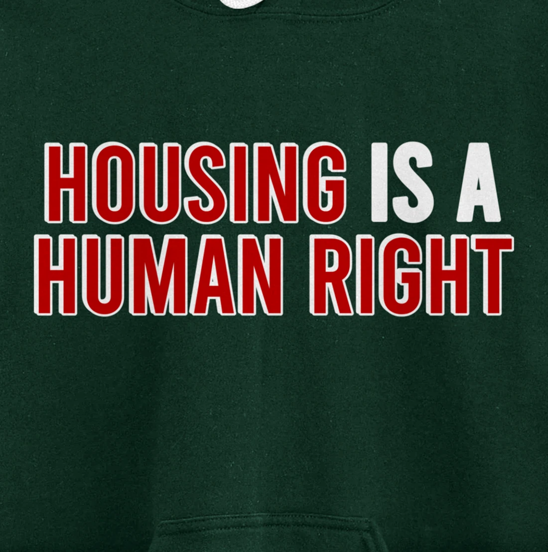 housing is a human right protest Pullover Hoodie