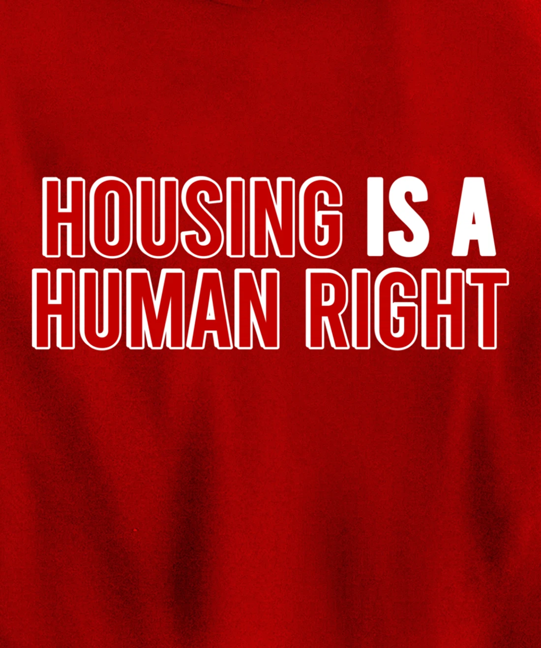 housing is a human right protest Pullover Hoodie