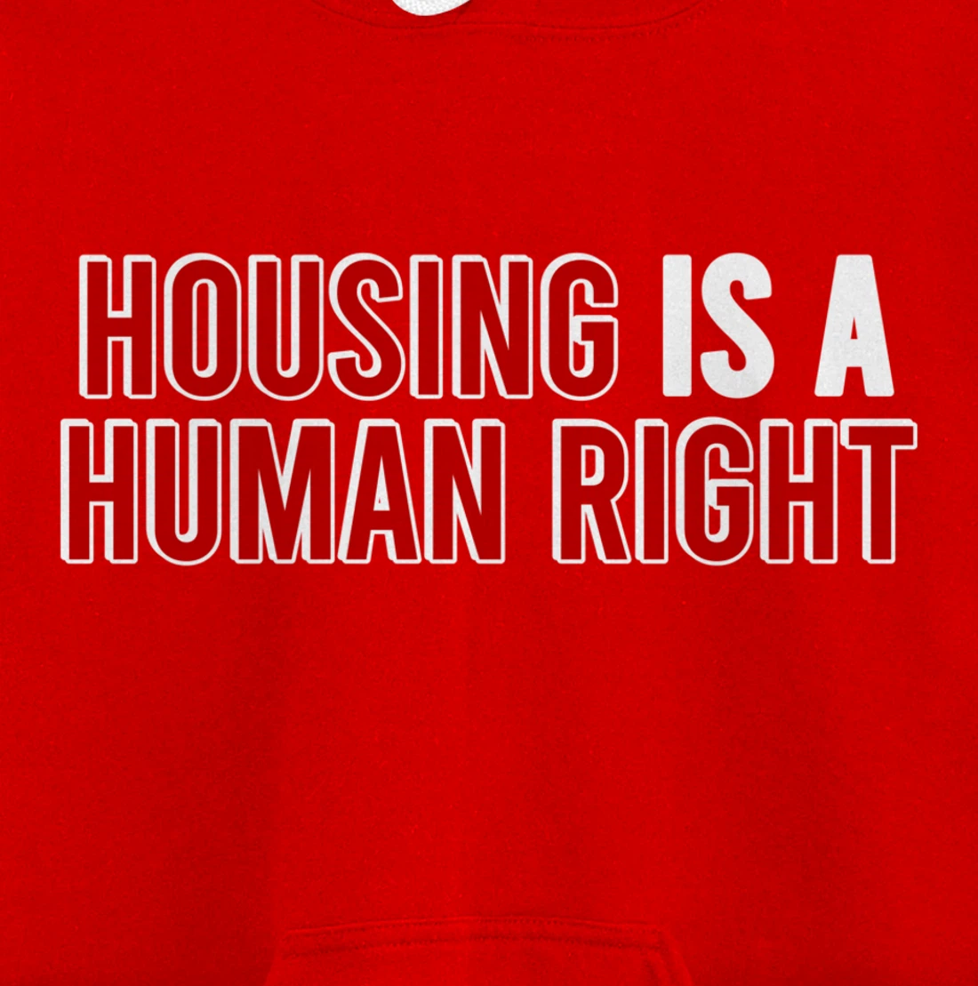 housing is a human right protest Pullover Hoodie