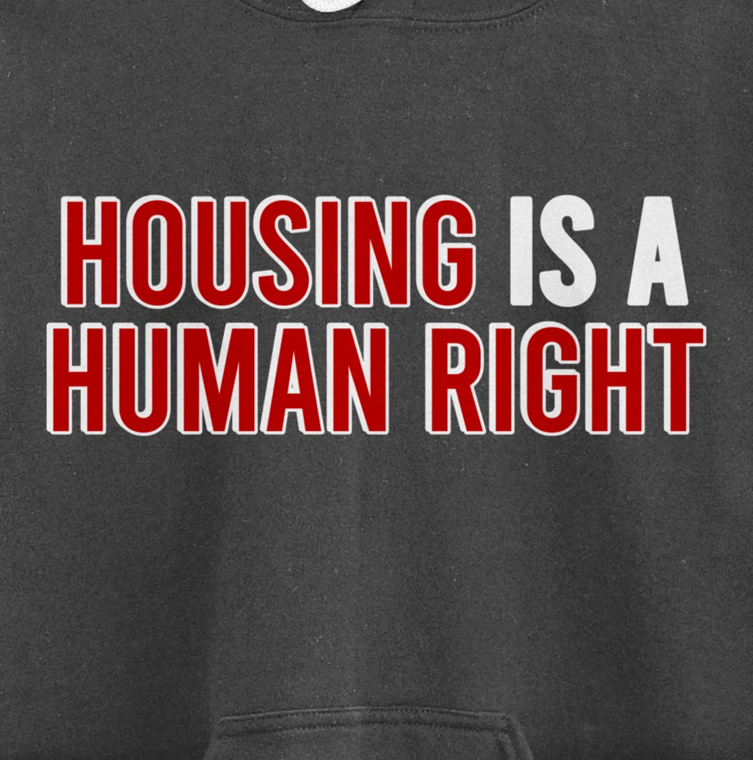 housing is a human right protest Pullover Hoodie