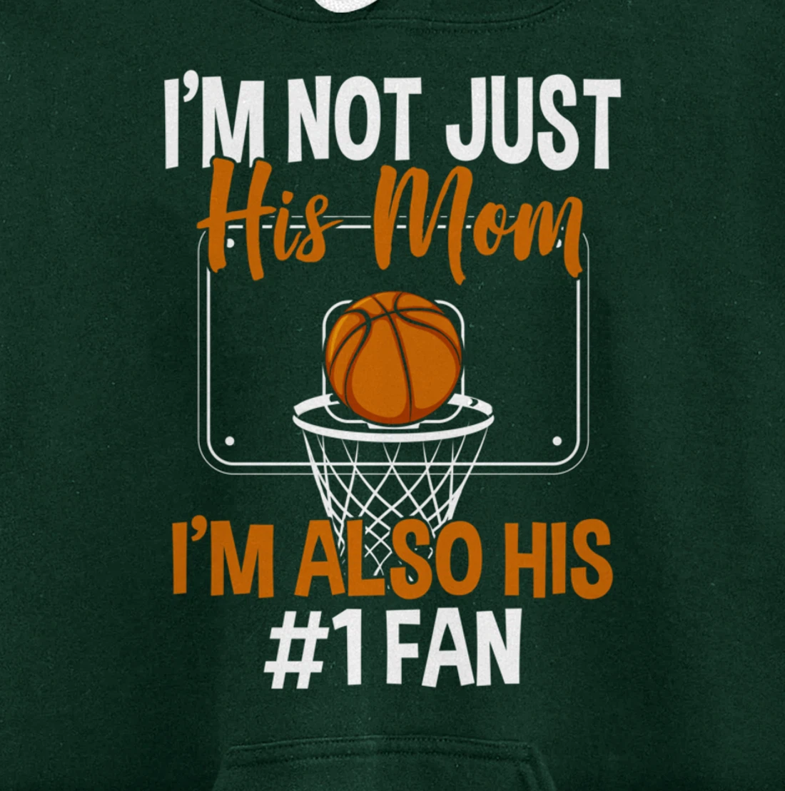 Basketball Mom Basketball Player Basketball Fan Pullover Hoodie