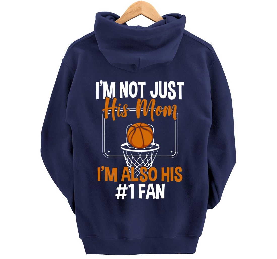 Basketball Mom Basketball Player Basketball Fan Pullover Hoodie